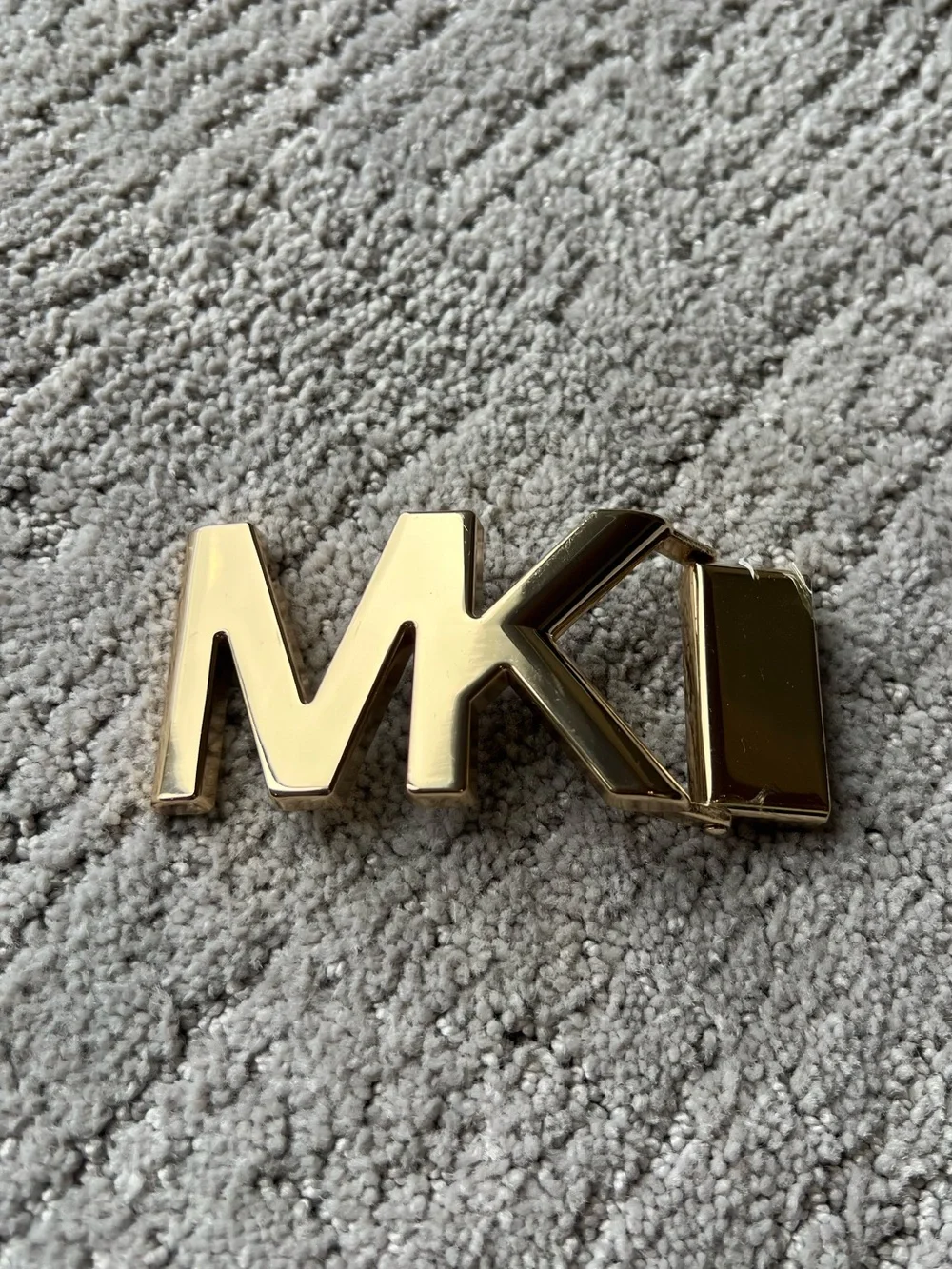 Michael Kors MK Logo Belt Buckle
